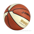 9 panels design leather custom basketball